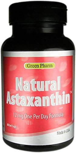 ($0.38/count, 600mg) Free Shipping Oversea, Buy 10 get 6 Free, $370 /16 bottles, 960 Gel Caps, Natural Hawaiian Astaxanthin 12 mg 60 caps