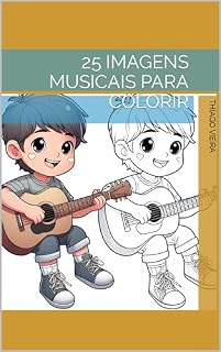 Livro 25 Imagens musicais para colorir