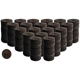 200 Count- Jiffy 7 Peat Soil 42mm Pellets Seeds Starting Plugs: Indoor Seed Starter- Start Planting Indoors for Transplanting to Garden or Planter Pot