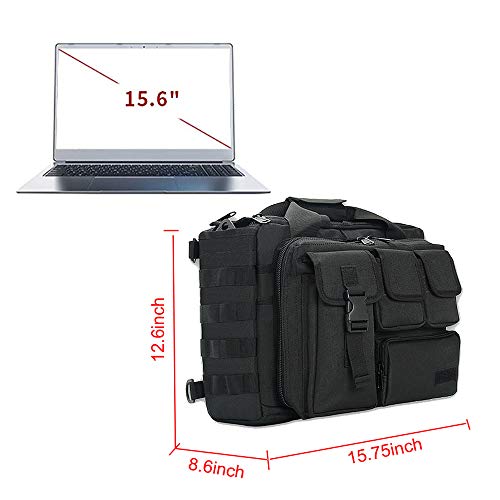 Tactical Briefcase, tactical computer bag 14.1" / 15.6 In Men's