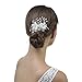 Remedios Bridal Flower Side Hair Comb Wedding Accessory Rhinestone Headpiece