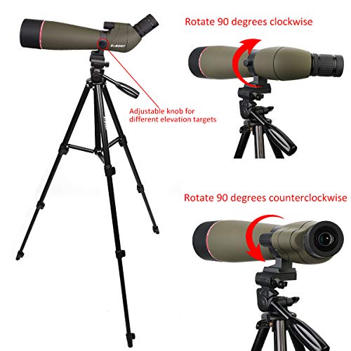 2 SVBONY+20+60x65+20+60x80mm+Telescope+Waterproof