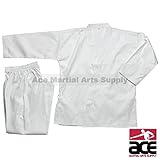 Pine Tree Sang Moo Sa 7.5 oz Student Karate Uniform, White