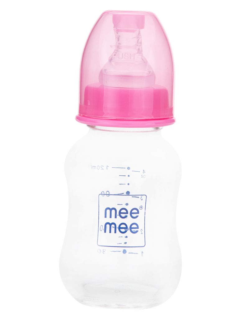 mee mee glass feeding bottle 120ml