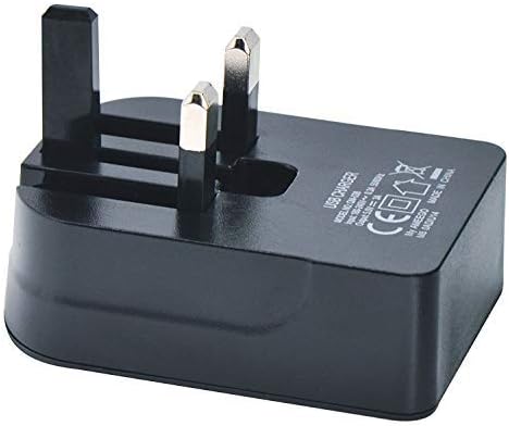 AMO Black Foldable Charger High-speed Dual USB wall adapter USB-A Ports Compact Travel Charger Compatible For iiPhone/i Pad/i Pod/Samsung Galaxy Tab/HTC/Tablet etc - Image 3