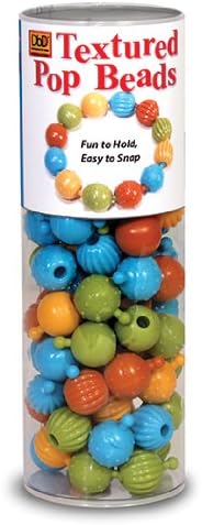 TEXTURED POP BEADS 100 CT TUBE