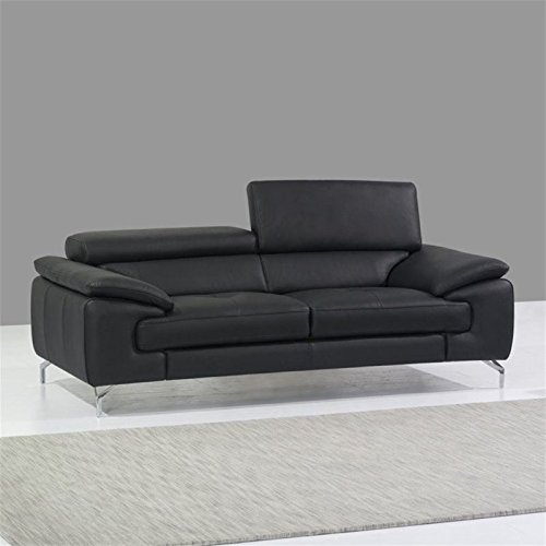 15 Best, High Quality Genuine, Real Leather Sofa Couches, in Black
