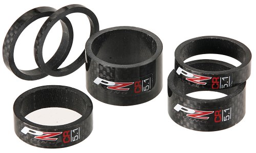 PZ Racing CR5.1E Spacer Set, Carbon Shiny black