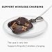 Gift-Hero Compatible with Airpods 1&2 Case,Luxury Classic Leather Shockproof Airpod Cover Designer Stylish Fashion Fun Cool Chic Keychain Design Skin Cases for Girls Man Woman Air pods(Brown Logo Bag)