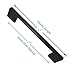 Southern Hills 5pc Matte Black Cabinet Pulls 3.75 inch (96mm) Black Handles for Cabinets, Kitchen Cabinet Handles Black - Dresser Pull, Matte Black Drawer Pulls, Vanity Cabinet Hardware, Door Pulls