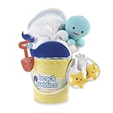 Baby Aspen, Beach Buddies 3-Piece Bathtime Bucket Gift Set, 0-6 Months