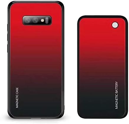 JCTek Qi Wireless Portable Charger, 5000mAh Charging Power Bank Battery Charger Pad External Battery Pack for iPhone 8/8 Plus, Samsung S10 S10e S10 Plus S9Plus,Note 9 N(Galaxy S10, Red)