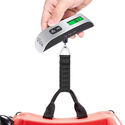 Luggage Scale for Travelers - Temperature Sensor, Battery Indicator, LCD display