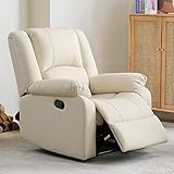 COOSLEEP Genuine Leather Recliner Chair with