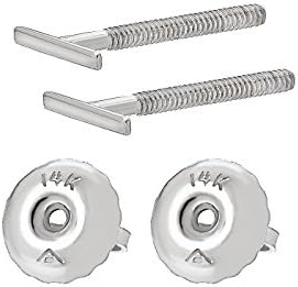 Line Stud Earrings 14k White Gold - Extremely Tiny Bar Studs Earring with Screw Back - Small Unique Jewelry for Womens