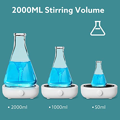 Stirrer, Seesii Mini Lab Stir Plate with Stir Bar