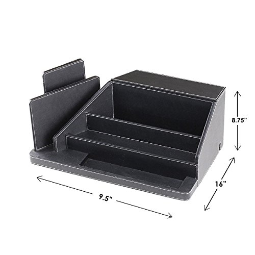 Great Useful Stuff G.U.S. All-in-One Charging Station, Valet, and Desktop Organizer - Multiple Finishes Available. for Laptops, Tablets, Phone and Wearable Technology