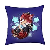 Sleeping G'raha Tia Throw Pillow, 18x18, Multicolor