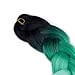 Forevery Braiding Hair 24”Jumbo Box Braids Color Braiding Hair 5PCS Green Braiding Hair Kanekalon Jumbo Braiding Green Hair Braids (24