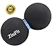 Ultimate Peanut Massage Ball for Myofascial Release | Double Lacrosse Ball for Trigger Point Therapy, Foot & Pain Relief | Yoga Therapy Double-Ball | Relieve Muscle Nots, Tension & Soreness (Black)