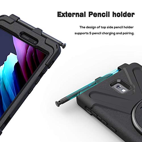 ایگرد | قیمت و خرید Samsung Galaxy Tab Active 3 8.0 Case T570/T575/T577,  Heavy Duty Shockproof Impact Resistant Drop Resistant Rugged Protective  Case with 360° Rotating Stand, Handle Hand Strap \u0026 Shoulder