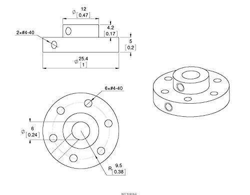 1 Pololu+Universal+Aluminum+MOUNTING+Shaft