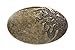 BELTISCOOL Oval Flower Tree Engraving Brass Belt Buckle