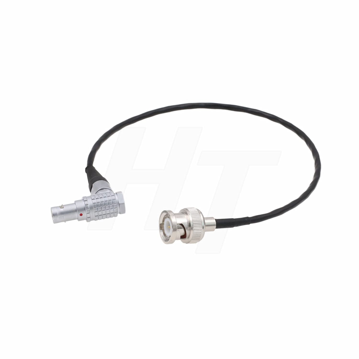 HangTon BNC EXT 9 Pin Right Angle Timecode Sync Cable for RED KOMODO 6K and V-RAPTOR 8K Camera 25CM — image 1