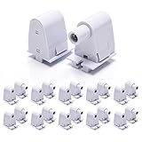 JACKYLED T8 T10 T12 Single Pin FA8 Lamp Holder Tombstone Base 10 Pairs for Fluorescent LED Tube Light Replacement Plunger Socket