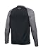 Under Armour Boys Waffle Henley T-Shirt, Black, Youth Small