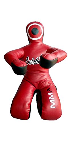 Celebrita MMA Judo Punching Bag Grappling Dummy unfilled - Sitting Position hands front MMA382 Leather - Red 70" Up to 55kg/121 lb - Thumbnail 2
