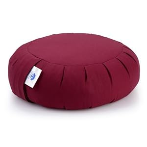 Blue Banyan Zafu Meditation Cushion (Organic Buckwheat) UK Made