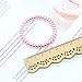 Spiral Hair Ties No Crease Elastic Ponytail Holders Phone Cord Traceless Hair Ring Suitable for All Hair Types 5 Colors,2pcs/color, 10 Pack