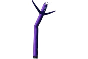 FFN Purple 20ft Tall Inflatable Tube Man Air Powered Dancing Guy for Outdoors (Puppet Attachment only) | Feather Flag Nation