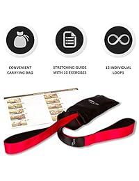 Sector Plus - Correa elástica para fitness (incluye bolsa de transporte y guía de estiramiento)