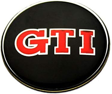 45mm GTI Steering Wheel Center Logo Emblem Badge Stiker