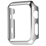 Apple Watch Series 2 Case - UniqueKay Ultra Slim & Light Weight Shiny Case for Apple iWatch S2 Series 2 38mm - Silver