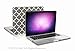 TopCase Quatrefoil / Moroccan Trellis Gray Ultra Slim Light Weight Rubberized Hard Case Cover for Apple MacBook Pro 13.3