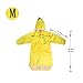 zlimigx Raincoat for Kids Rain Jacket Cute Dinosaur for Boys for Girls[M Size] Yellow