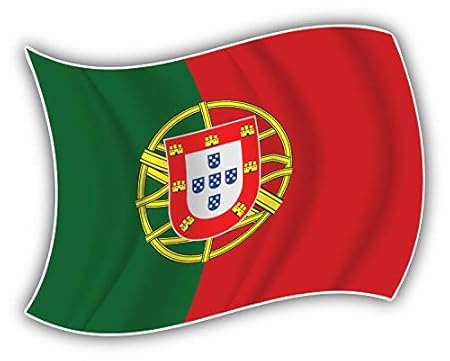Tiukiu Calcomanía de Vinilo con la Bandera de Portugal para ...