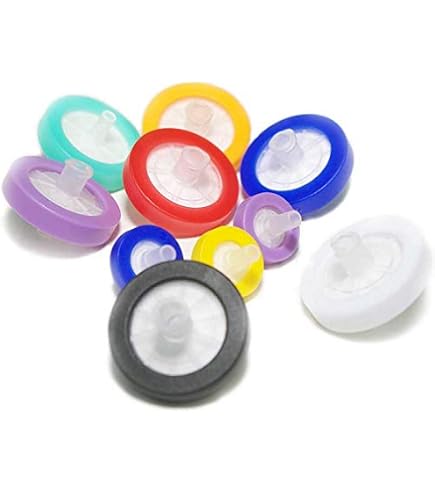 Hydrophobic PTFE Syringe Filters 13mm 0.45μm - Pack Of 100 For Industrial Laboratory Filtration