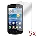 eTECH Collection 5 Pack of Crystal Clear Screen Protectors for Samsung Stratosphere SCH-i405 AT&T, T-Mobile, Sprint, Verizon - from USA