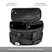 Top Dog Pet Gear Black Dog Travel Bag for Supplies - Includes Travel Bag, Travel Dog Bowls, Food Storage - Airline Approved Dog Bags for Traveling - Dog Travel Accessories for Camping, Beach