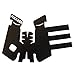 FIXXXER Grip Wrap for Glock 17, 22, 24, 31, 34, 35, 37, Gen 4, Without The Backstrap,