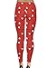 CowCow Womes Stretchy Tights Red Happy Valentines Day Heart Love Couple Sweet Leggings, XS-5XL