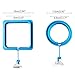 GOOTRADES 2 Pcs-Set Plastic Ring Station Aquarium Fish Safe Food Feeder Blue (1 Sets)