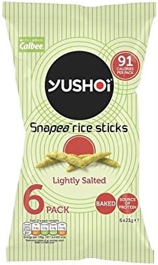 Yushoi Lightly Salted Multipack 6 x 21g - Pack of 2
