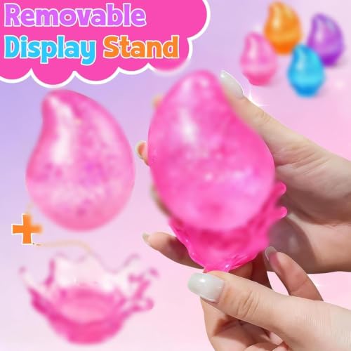ORCHID M® Fidget Toys Stress Cube, Cube Squishies Anxiety Stress Relief, Ice Squishy Stress Cube-Drop Malt Sugar Balls, Sensory Toys for Kids with Autism, Fidgets for Classroom Prize