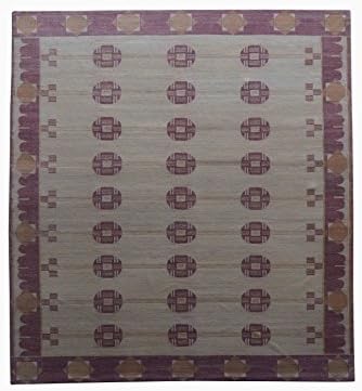Patchwork Modern Nepalese Handmade Area Rug 8' X 10' Hand Knotted Nepali Carpet 8 Feet By 10 Feet Beige 100 Knot Wool and Silk Nepali Rug