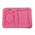 Pinaniu 2 Vintage Oval Mirror Frames Silicone Mould Sugarcraft Fondnat Mold Sugarcraft Assorted Vintage Oval Mirror Frames Silicone Mold, Non Stick Sugar Paste, Chocolate Mold